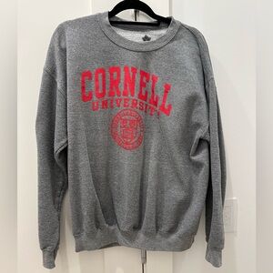 Gray Cornell University Sweatshirt, women’s Large